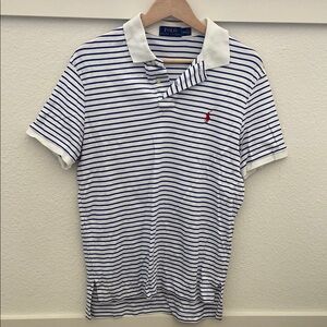 Polo by Ralph Lauren Men's Blue Striped Shirt